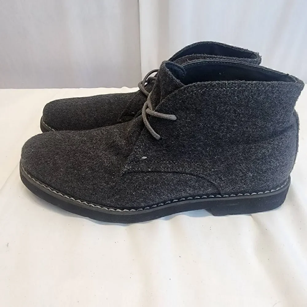 Express Men's Grey Wool Chukka Boots Size 7